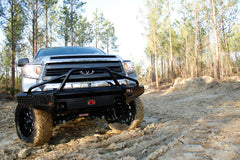 Fab Fours Black Steel Front Ranch Bumper, Pre-Runner Guard, 2-Stage Black Powder Coat TT07-K1862-1