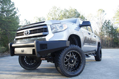 Fab Fours Elite Front Bumper, No Guard, 2-Stage Black Powder Coat TT07-R1861-1