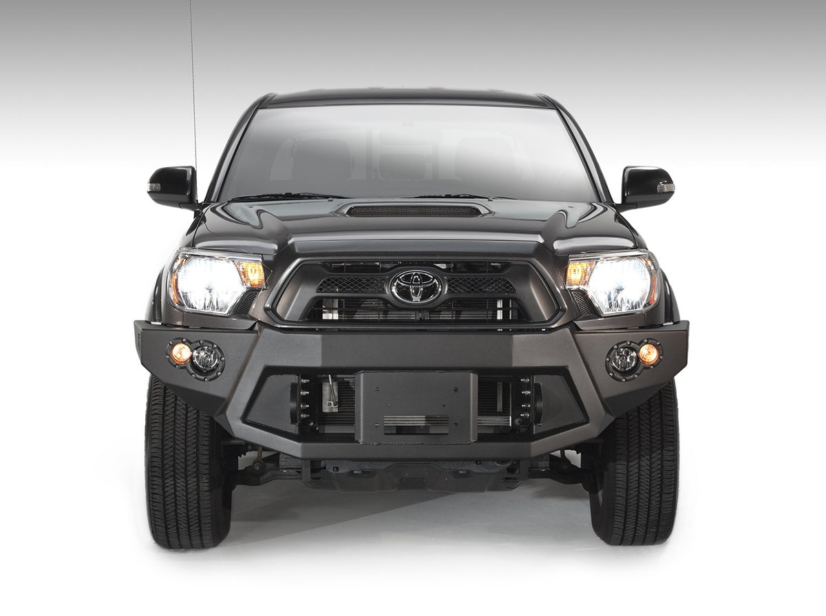 Fab Fours Premium Heavy Duty Winch Front Bumper, No Guard, 2-Stage Black Powder Coat TT12-B1651-1