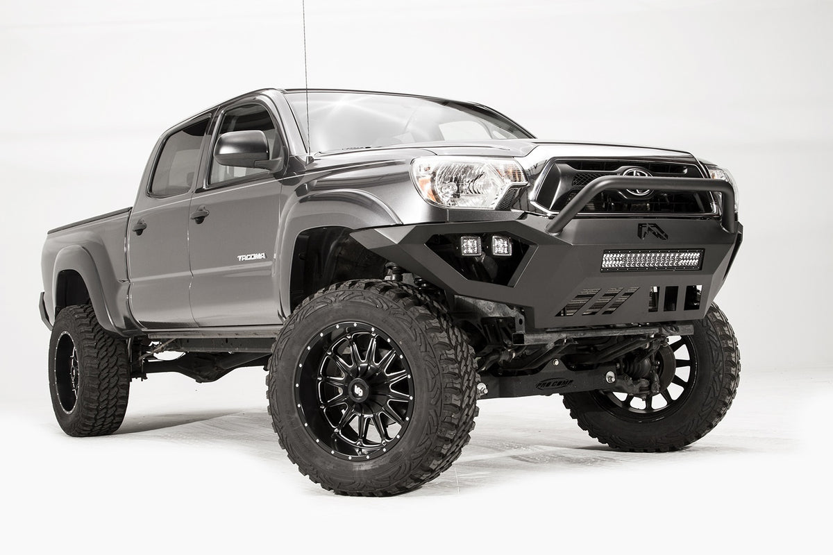 Fab Fours Vengeance Front Bumper, Pre-Runner Guard, 2-Stage Black Powder Coat TT12-D1652-1