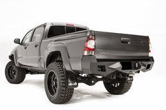 Fab Fours Vengeance Rear Bumper, 2-Stage Black Powder Coat TT12-E1651-1