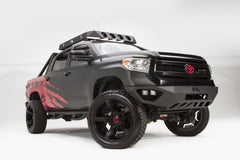 Fab Fours Vengeance Front Bumper, No Guard, 2-Stage Black Powder Coat TT14-D2851-1