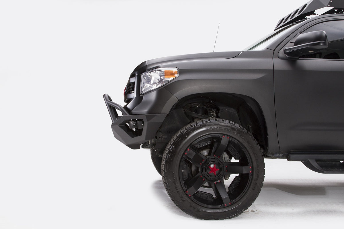 Fab Fours Vengeance Front Bumper, Pre-Runner Guard, 2-Stage Black Powder Coat TT14-D2852-1
