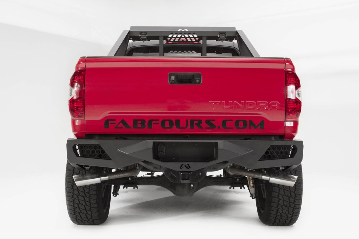 Fab Fours Vengeance Rear Bumper, 2-Stage Black Powder Coat TT14-E2851-1