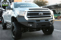 Fab Fours Premium Winch Front Bumper, No Guard, 2-Stage Black Powder Coat TT14-H2851-1