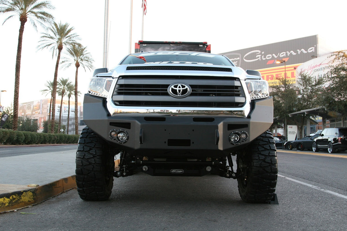 Fab Fours Premium Winch Front Bumper, No Guard, 2-Stage Black Powder Coat TT14-H2851-1