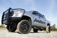 Fab Fours Black Steel Front Bumper, Full Grill Guard, 2-Stage Black Powder Coat TT14-K2860-1