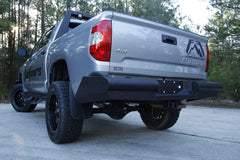 Fab Fours Elite Rear Bumper, 2-Stage Black Powder Coat TT14-U2850-1