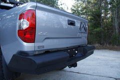 Fab Fours Elite Rear Bumper, 2-Stage Black Powder Coat TT14-U2850-1
