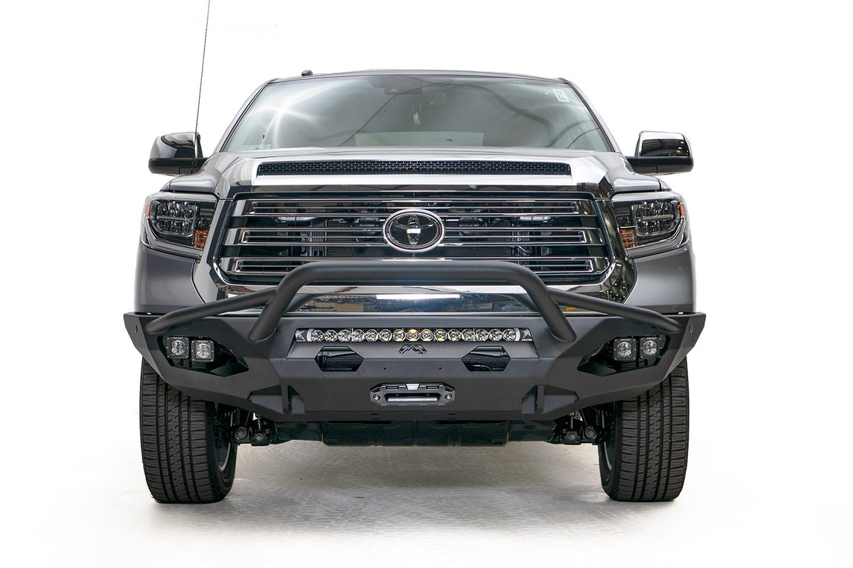 Fab Fours Matrix Front Bumper, Pre-Runner Guard, Bare Steel TT14-X3852-B