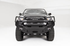 Fab Fours Premium Winch Front Bumper, Full Grill Guard, 2-Stage Black Powder Coat TT16-B3650-1