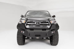 Fab Fours Premium Winch Front Bumper, No Guard, 2-Stage Black Powder Coat TT16-B3651-1