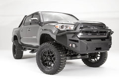 Fab Fours Premium Winch Front Bumper, Pre-Runner Guard, 2-Stage Black Powder Coat TT16-B3652-1