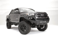Fab Fours Vengeance Front Bumper, No Guard, 2-Stage Black Powder Coat TT16-D3651-1