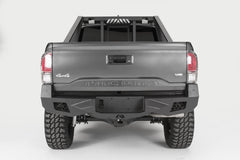 Fab Fours Vengeance Rear Bumper, 2-Stage Black Powder Coat TT16-E3651-1