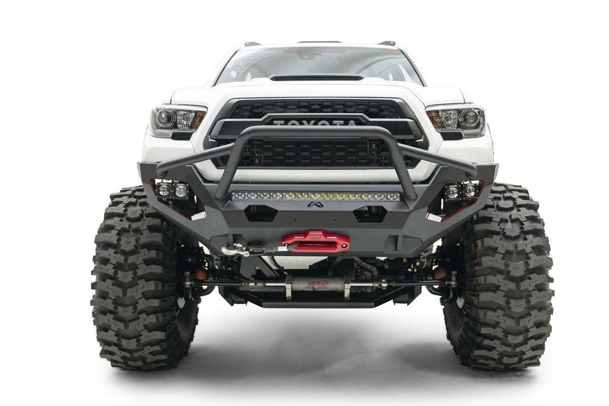 Fab Fours Matrix Front Bumper, High Pre-Runner Guard, Black Powder Coat TT16-X3653-1