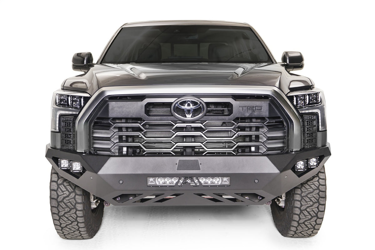 Fab Fours Vengeance Front Bumper, No Guard, 2-Stage Black Powder Coat TT22-D5451-1