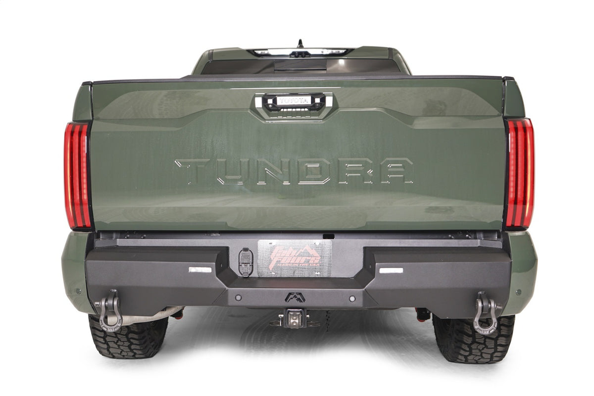 Fab Fours Premium Rear Bumper, Bare Steel TT22-W5451-B
