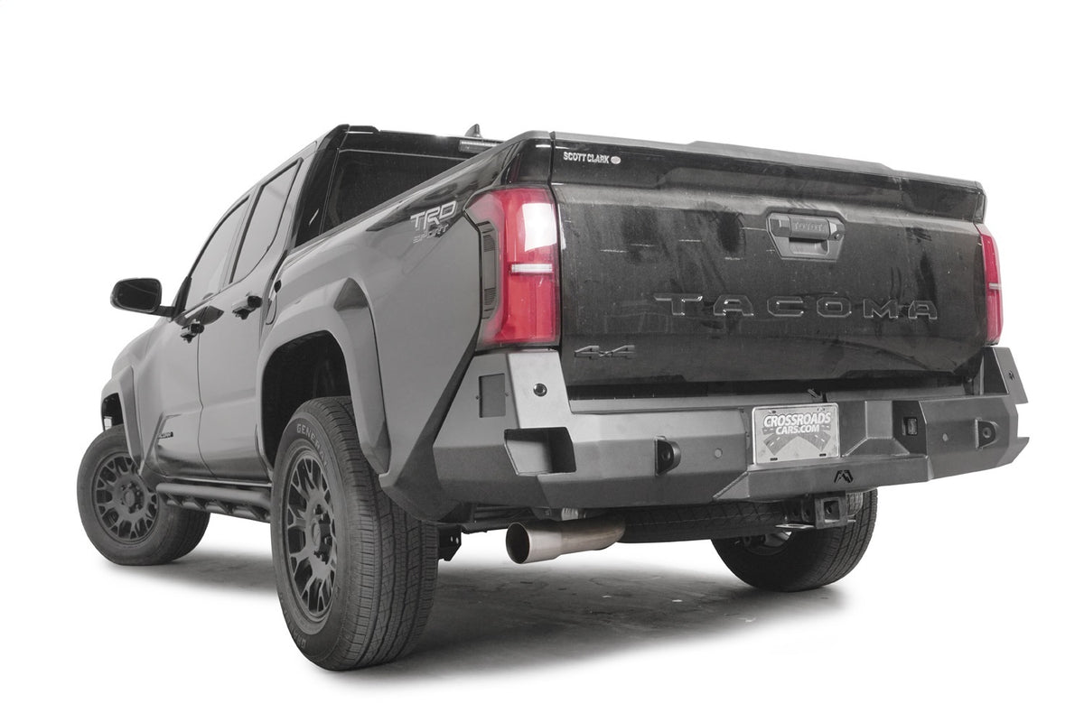 Fab Fours Premium Rear Sensor Bumper, Black Powder Coat TT24-W6351-1