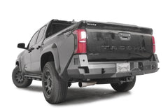 Fab Fours Premium Rear Sensor Bumper, Black Powder Coat TT24-W6351-1