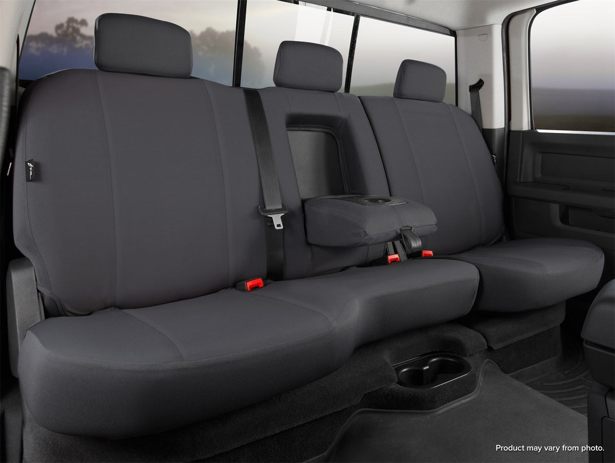 FIA Dura-Tech Pro Custom Seat Cover, Rear 40/60 Split Seat, Black DT72-49BLACK