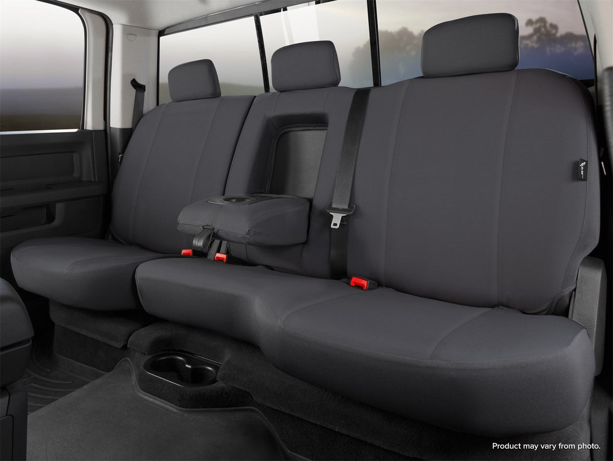 FIA Dura-Tech Pro Custom Seat Cover, Rear 60/40 Split Seat, Black DT72-80BLACK