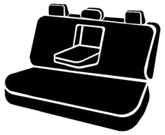 FIA Neo Neoprene Custom Seat Cover, Rear Bench Seat, Black/Gray NP95-12GRAY