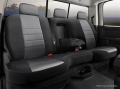 FIA Neo Neoprene Custom Seat Cover, Rear 40/60 Split Seat, Black/Gray NP95-2GRAY