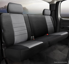 FIA Neo Neoprene Custom Seat Cover, Rear 60/40 Split Cushion, Black/Gray NP95-3GRAY