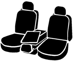 FIA Neo Neoprene Custom Seat Cover, Front 40/60/40 Split Seat, Black/Gray NP97-43GRAY