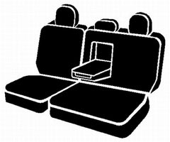 FIA OE Custom Seat Cover, 60/40 Split Seat, Gray OE32-80GRAY