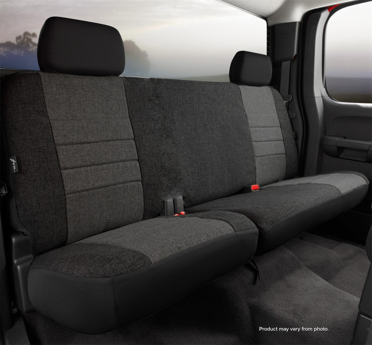 FIA OE Custom Seat Cover, Rear 60/40 Split Seat, Charcoal OE35-10CHARC