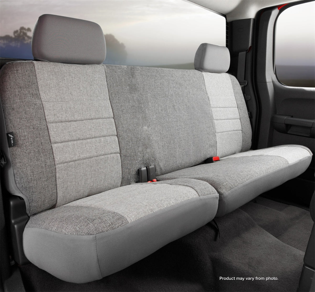 FIA OE Custom Seat Cover, Rear 60/40 Split Cushion, Gray OE35-30GRAY