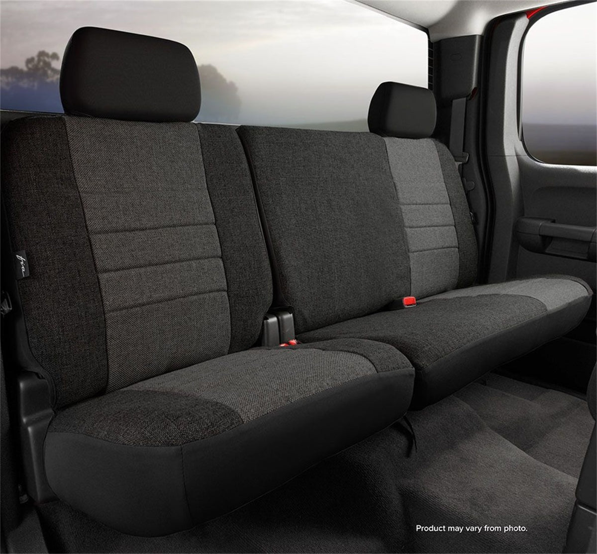 FIA OE Custom Seat Cover, Rear 60/40 Split Seat, Charcoal OE35-7CHARC