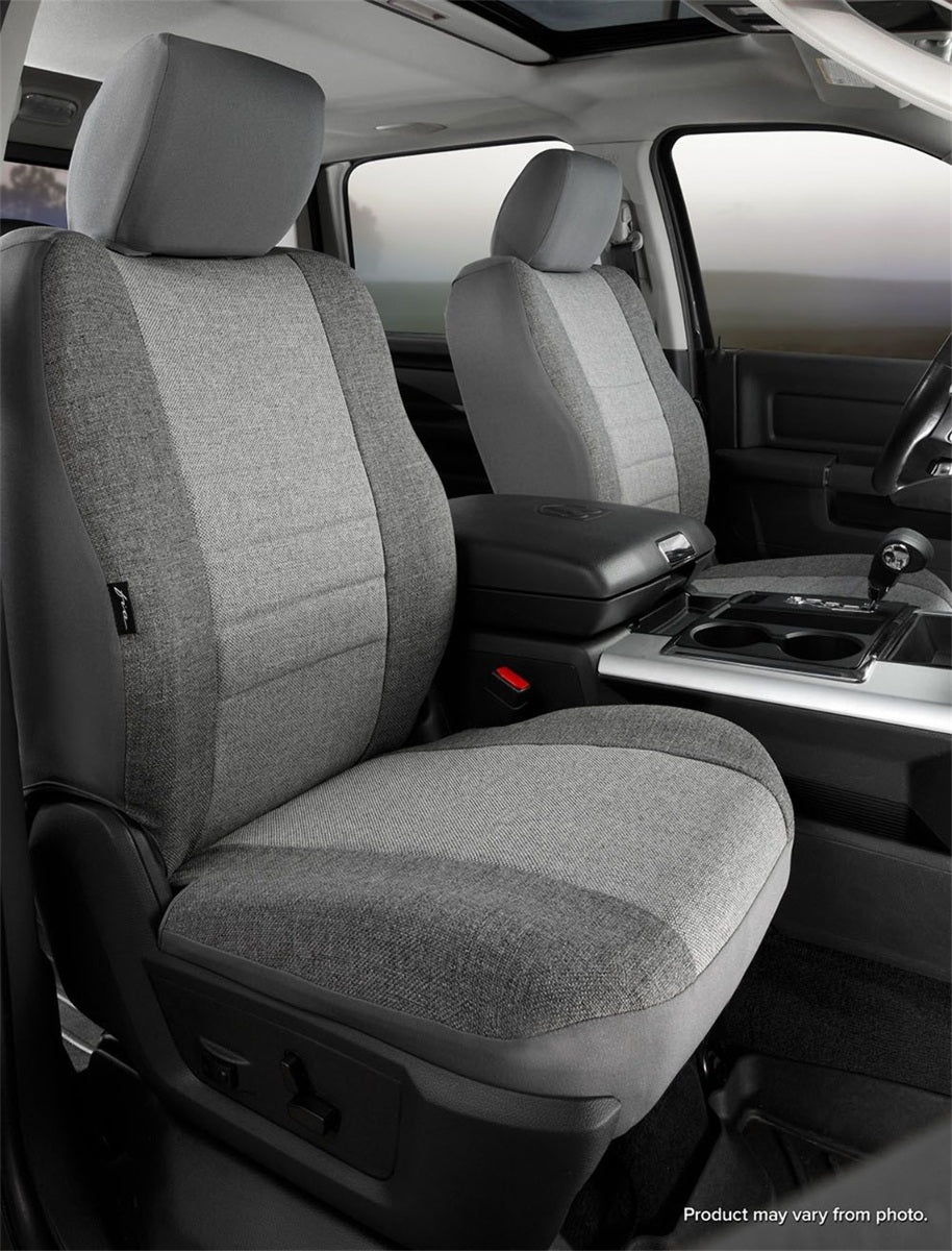 FIA OE Custom Seat Cover, Front Bucket Seats, Gray OE37-73GRAY