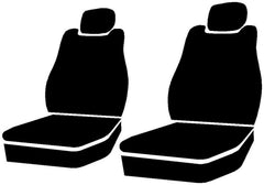 FIA LeatherLite Custom Seat Cover, Bucket Seats, Solid Black SL69-57BLK/BLK