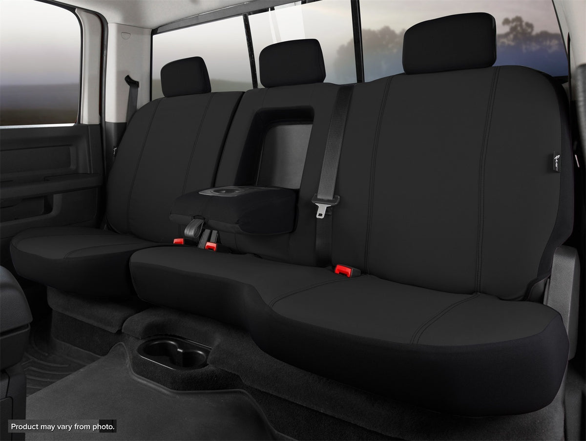 FIA Seat Protector Custom Seat Cover, 60/40 Split Seat, Black SP82-79BLACK