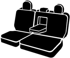 FIA Seat Protector Custom Seat Cover, 40/60 Split Seat, Gray SP82-90GRAY