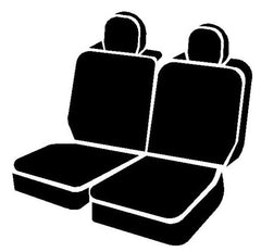 FIA Seat Protector Custom Seat Cover, Rear 50/50 Split Seat, Gray SP85-13GRAY