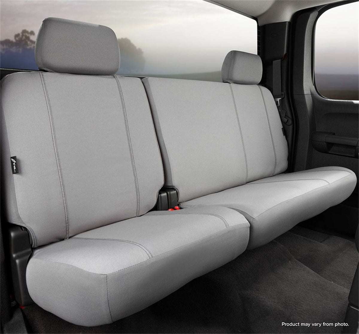 FIA Seat Protector Custom Seat Cover, Rear 60/40 Split Seat, Gray SP85-7GRAY