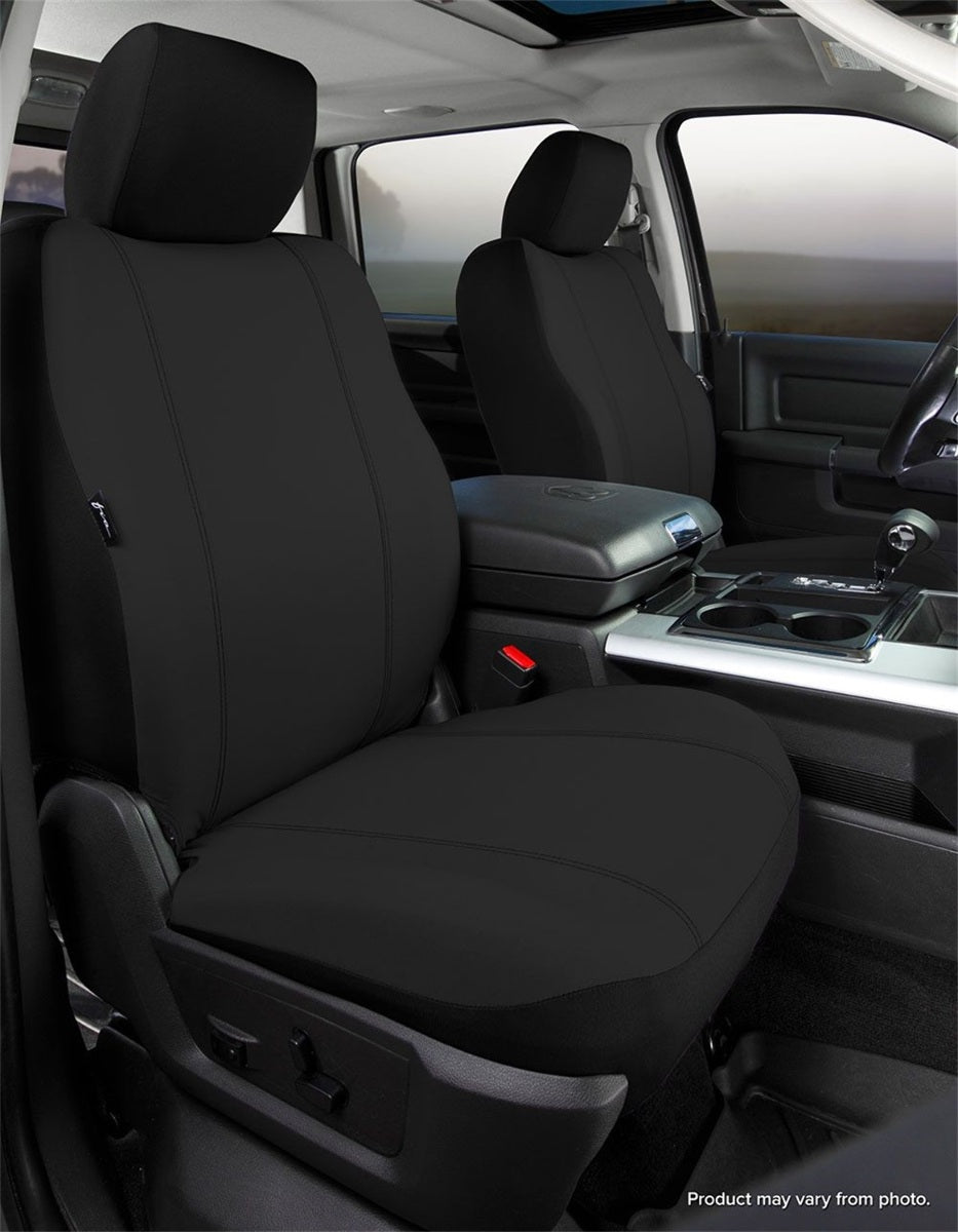 FIA Seat Protector Custom Seat Cover, Front Bucket Seats, Black SP87-71BLACK