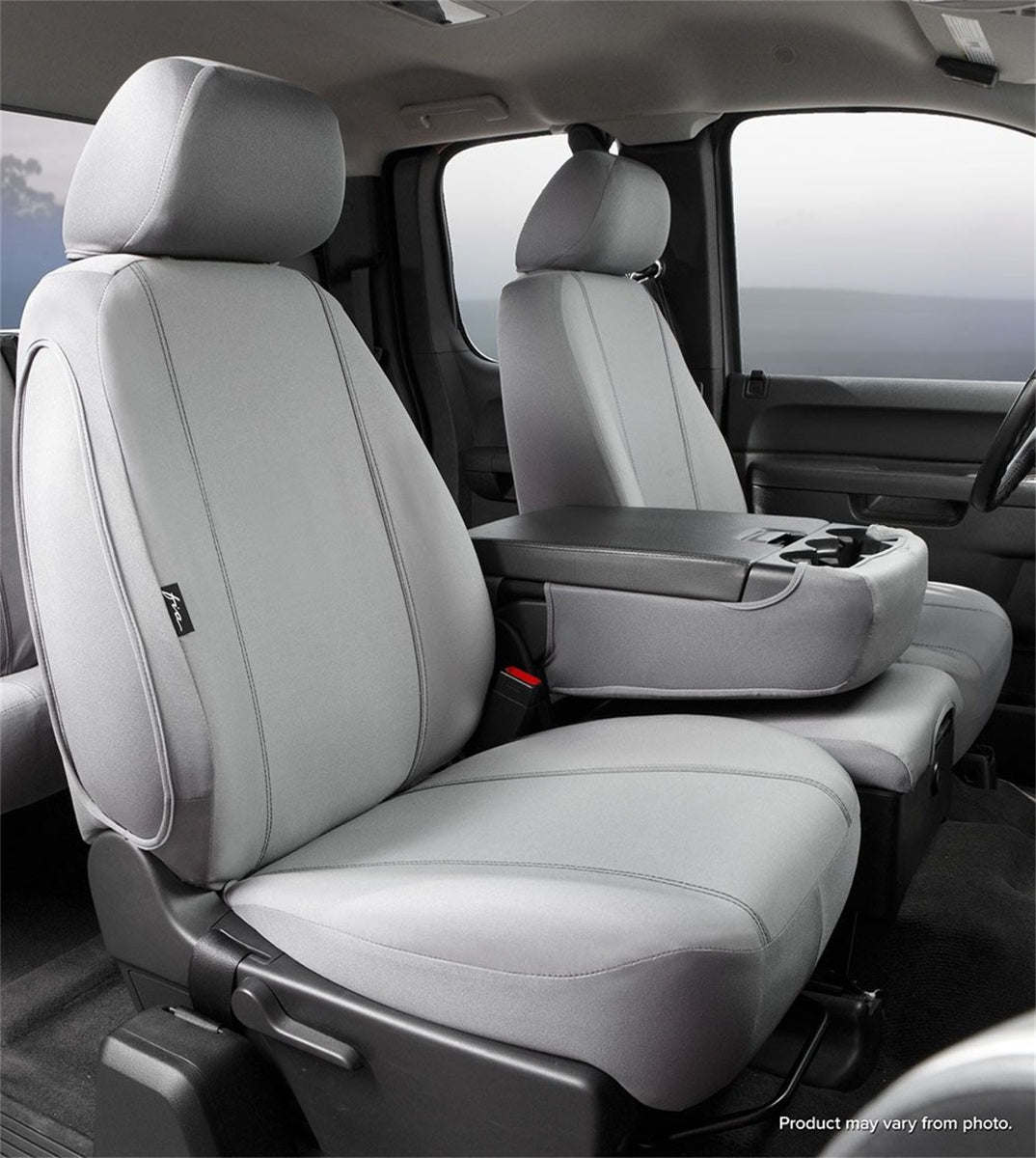 FIA Seat Protector Custom Seat Cover, 40/20/40 Split Seat, Gray SP89-58GRAY