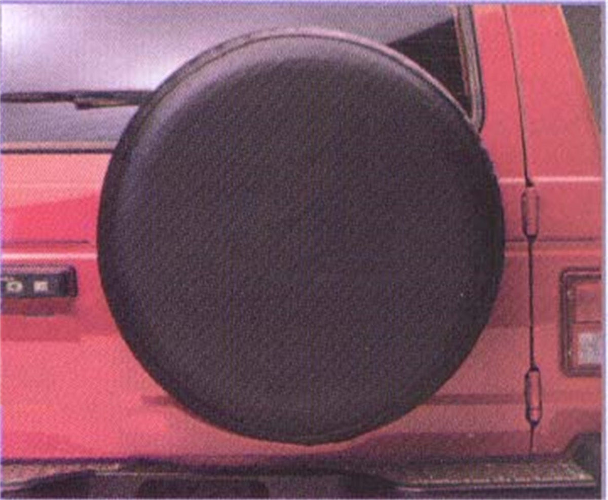 Fia TC229 BLACK Tire Cover Black 29"