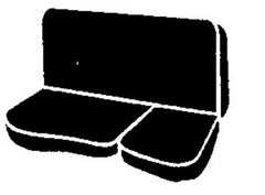 Fia TR42-3 BROWN TR Rear 40/60 Seat Cover Brown