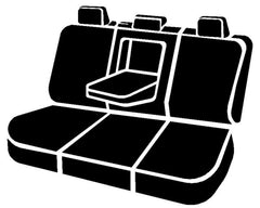 Fia TR42-69 BLACK TR 2nd Row 40/20/40 Split Seat Cover, Black