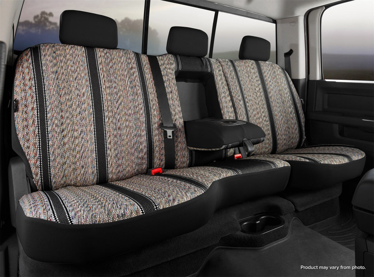 FIA Wrangler Custom Seat Cover, 40/60 Split Seat, Black TR42-90BLACK