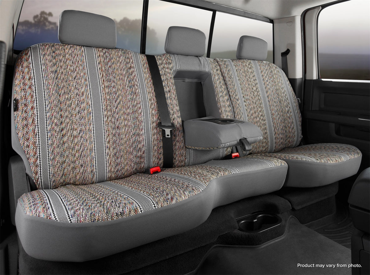 FIA Wrangler Custom Seat Cover, 40/60 Split Seat, Gray TR42-90GRAY