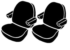 Fia TR43-4 BLACK TR Front Mid Back Bucket Seat Cover Black