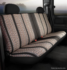 FIA Wrangler Custom Seat Cover, Rear 50/50 Split Seat, Black TR45-13BLACK
