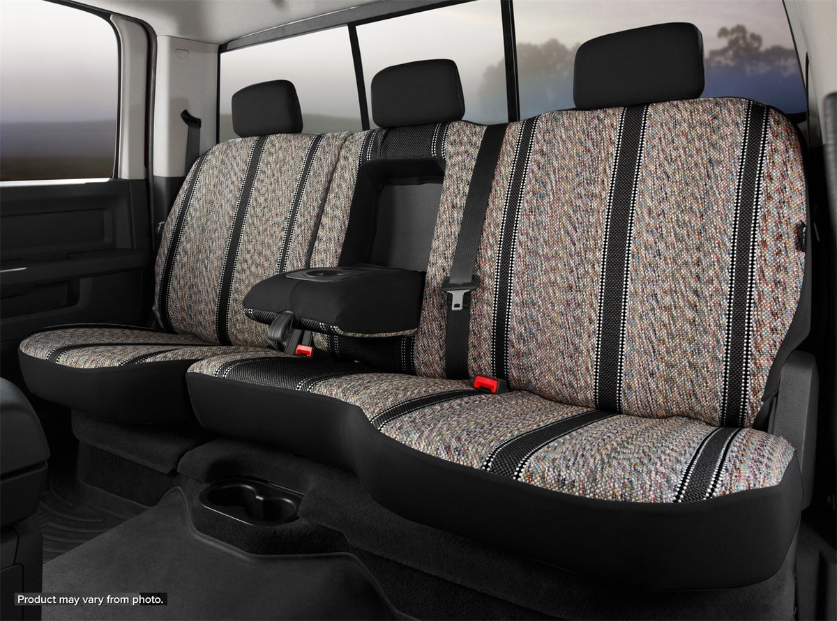 FIA Wrangler Custom Seat Cover, 60/40 Split Seat, Black TR45-1BLACK